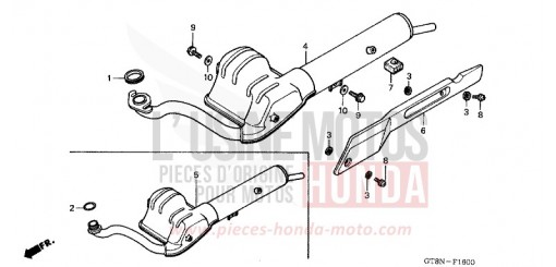 EXHAUST MUFFLER PK50N de 1992